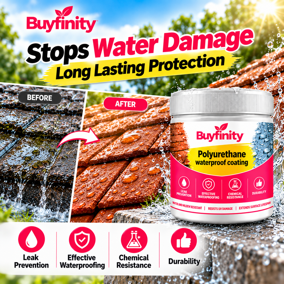 Buyfinity Leak Repair Glue (Buy 1 Get 1 Free)