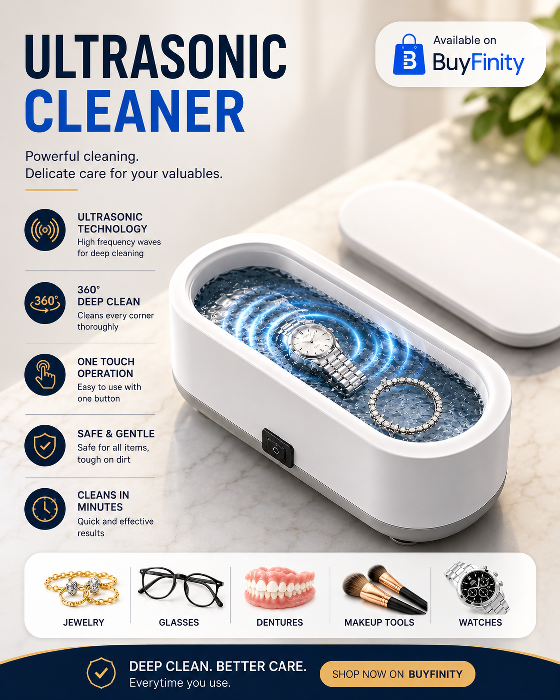 Ultrasonic Jewelry Cleaner