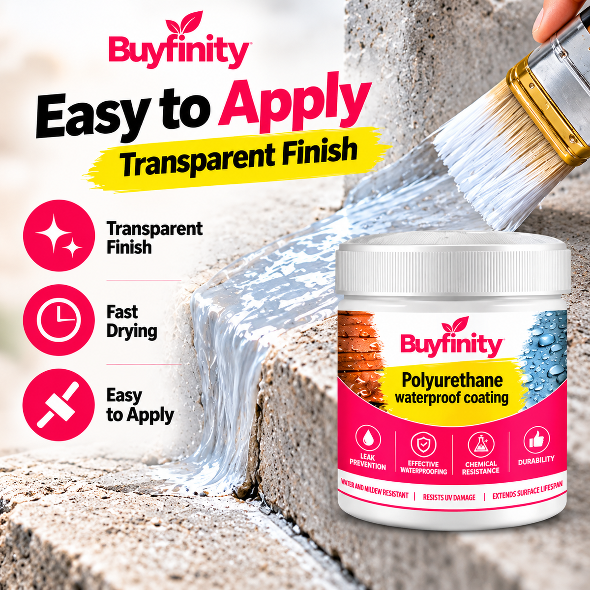 Buyfinity Leak Repair Glue (Buy 1 Get 1 Free)