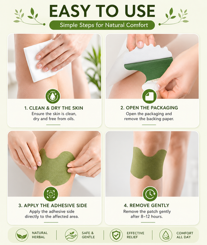 Knee Pain Relief Patch (Pack of 30)