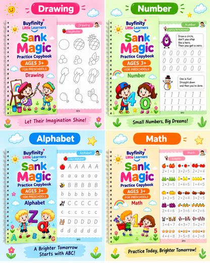 Buyfinity Little Learners™ – 4-in-1 Learning Kit