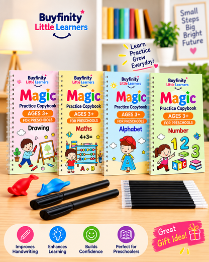 Buyfinity Little Learners™ – 4-in-1 Learning Kit