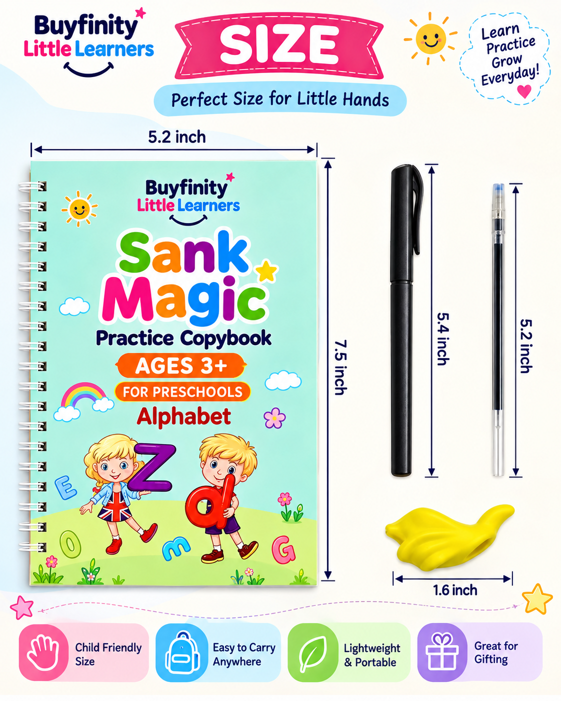 Buyfinity Little Learners™ – 4-in-1 Learning Kit